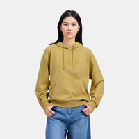 GAP女装秋季款法式圈织软小熊logo连帽卫衣休闲上衣636659 黄色 XS 155/76A)亚洲尺码