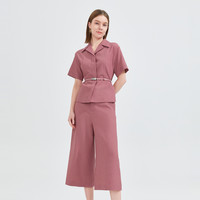 夏季时尚简约短袖干练商务通勤女式西服外套
