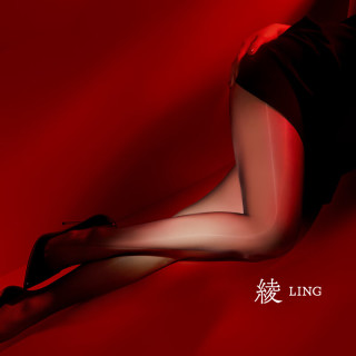 绫天生丝滑绫lingerie「琉光™ 」5D超薄油亮深裆无缝裆开裆性感诱惑丝袜女 Black黑色 1条 5D-无缝开裆-L码「165~182cm」
