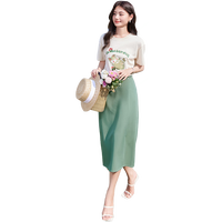 X.YING/香影 宽松落肩 女士短袖T恤