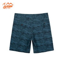 奥索卡 OZARK GEAR运动短裤男 夏季男机能快干短裤休闲时尚短裤 灰/蓝-218 L/175