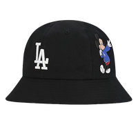美职棒(MLB)官方 男女帽子 米奇联名款渔夫帽运动遮阳帽 -生日礼物送女友 洛杉矶道奇队/黑色 均码 57H