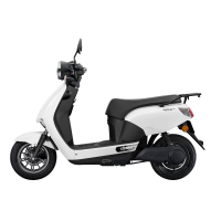 五羊・本田 HONDA 电动摩托车e-POP长续航电动车1200W高速铅酸电池72V20Ah外卖上班代步电瓶车塔夫绸白（不含电池）