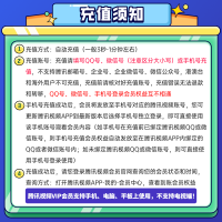 腾讯视频 VIP会员月卡 1个月 一个月卡 31天 视频好莱坞会员 不支持电视端 充值填QQ