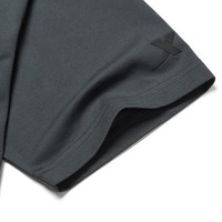 特步（XTEP）男子HHH系列篮球运动夏季透气吸汗运动短袖 牛角灰 L