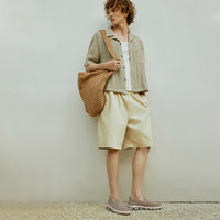 百丽男鞋一脚蹬布鞋夏季男士轻便懒人休闲鞋8GM01BM4 灰色 39