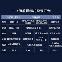 雷克斯LAUX哪吒200plus山地车成人代步通勤铝合金24速纯油碟 超哑谱蓝(标准版) 24速 27.5英寸
