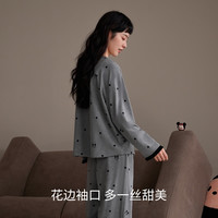静韵【超柔软】迪士尼睡衣女款家居服春秋长袖套装可外穿