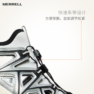 MERRELL迈乐框子鞋|溯溪鞋男女透气抓地户外涉水鞋露营休闲鞋 银黑/MS4325205-01