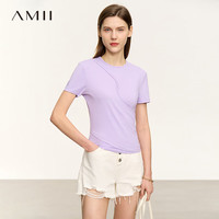 AMII 弹力 女士T恤