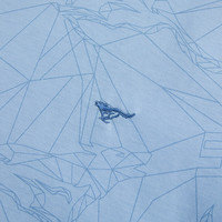 七匹狼短袖T恤男圆领25夏季抗菌凉感冰爽透气印花短T男士打底衫男装上衣 104(粉蓝) 5XL (195) 108A