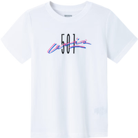 Levi's 李维斯童装男女童短袖T恤纯棉夏季新款501系列儿童上衣短t   【建议身高116-122cm】