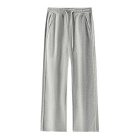 森马 Semir休闲裤女灰色裤子运动裤女裤春季2025百搭女裤白色卫裤