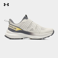 安德玛（UNDERARMOUR）越野跑鞋男2025夏季户外登山鞋男女同款BOA防滑缓震透气 黄灰色 38