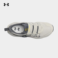 安德玛（UNDERARMOUR）越野跑鞋男2025夏季户外登山鞋男女同款BOA防滑缓震透气 黄灰色 40