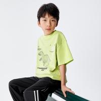 【恐龙印花】短袖t恤男童纯棉印花打底衫2024夏儿童大童