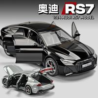 1:24奥迪RS7仿真合金车模玩具车男孩儿童小汽车模型玩具收藏