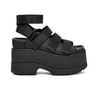 UGG夏季女士松糕厚底凉鞋明星同款 1167431BLK|黑色 41