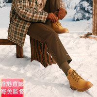暇步士(Hush Puppies)欧若拉商场款冬新款时尚大黄靴薄暖马丁靴女短靴U2U04DD4官方旗舰 驼色绒里 36