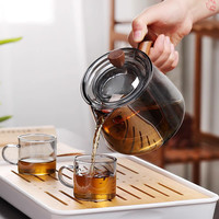 玻璃茶壶家用耐高温侧把泡茶壶2025单壶玻璃茶具套装煮茶壶