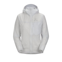 始祖鸟(ARC'TERYX)Squa-mish 女子皮肤衣风壳 户外运动防晒衣服连帽防风衣 serene/静海蓝 L(建议60-65kg)