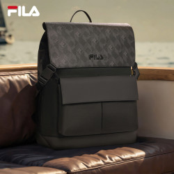 FILA 易烊千玺同款黑武士双肩背包