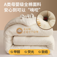 A类新疆长绒棉花被纯棉花被子冬被棉絮空调被芯加厚保暖春秋棉被 A类全棉苏珊格棉花被 加厚冬被220*240cm【填充7斤 整重9.3斤】