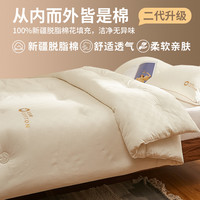 A类新疆长绒棉花被纯棉花被子冬被棉絮空调被芯加厚保暖春秋棉被 A类全棉苏珊格棉花被 加厚冬被200*230cm【填充6斤 整重8斤】