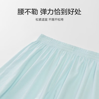 欧迪芬（Ordifen）家居女柔软舒适居家可外穿时尚短裤 OF2413 冰河蓝 均码