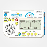 SEIKO 哆啦A梦电子节拍器吉他小提琴乐器调音器STH200DRWL