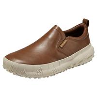 Skechers斯凯奇夏季男鞋一脚蹬休闲商务皮鞋厚底轻质通勤运动板鞋