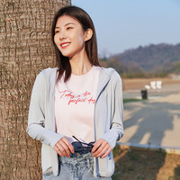 Simboo夏季户外防晒衣男女透气无口袋皮肤风衣轻薄冰丝骑行钓鱼服外套 1999银灰色-女 M