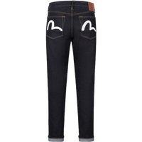 EVISU福神 2025年春季新品 男士海鸥印花贴身牛仔裤2ESHTM5JE125017CT 牛仔蓝 28