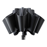 京东京造 黑武士 雨伞 反向手动伞晴雨两用男士雨伞加固8骨