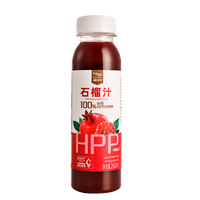 纯掌门石榴汁 100%纯果汁hpp鲜果冷榨nfc非浓缩还原口味微甜 光明联名款 100%石榴汁260ml*1瓶