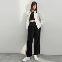 【丝滑柔软】女款缎面色丁布舒适长袖休闲衬衫衬衣女