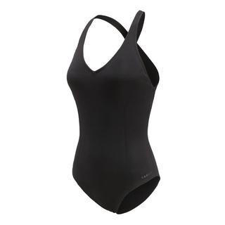 迪卡侬泳衣女夏美背泡温泉显瘦遮肚连体专业游泳衣裙2938694 40