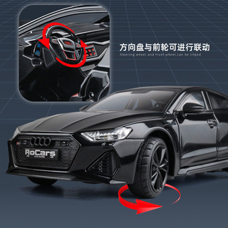 1:24奥迪RS7仿真合金车模玩具车男孩儿童小汽车模型玩具收藏