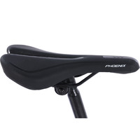 凤凰(Phoenix) 自行车成人男女山地车变速公路单车双碟刹越野山地自行车 传奇浅灰色一体轮(钢架线刹) 26英寸适合150cm-180cm 30速