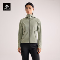 凯乐石(KAILAS)【直发】M8连帽软壳衣男女款户外运动防泼水耐磨徒步登山外套 KG2439205风松绿【CORDURA耐磨】 女 XXS 【女155/80A 男款165/8BA】