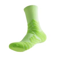 专业篮球袜男款长筒实战毛巾底精英运动跑步马拉松男士袜子中筒 米色1双装 均码