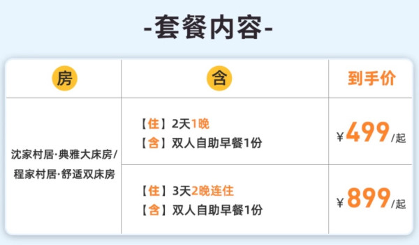 历史低价+全程不加价，麻溜下单了！乌镇见吾乡·谭家栖巷自然人文村落 典雅大床房/舒适双床房1-2晚套餐含双早