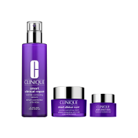 CLINIQUE 倩碧 智慧专研修护抚纹套装 （紫光精华100ml+紫光面霜50ml+紫光眼霜15ml）+赠同款紫光精华30ml