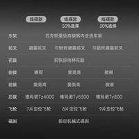 匹克（PEAK）山海山地自行车成人自行车山地车自行车青少年中单车变速 山海Times|曜岩黑|铝架+线碟 26寸|身高160-185cm 21速