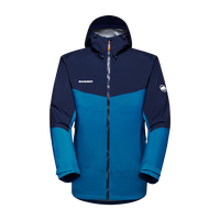 猛犸象(MAMMUT)Convey Tour男女防风防水GTX硬壳冲锋衣外套 1010-27841男50554冰蓝/深海蓝色 S