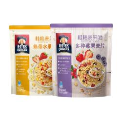桂格 即食 水果燕麦片  420g×2袋 包装