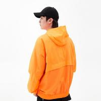 夏季外套男连帽百搭休闲纯色潮流酷炫男式外套