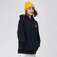 时尚印花卫衣女宽松版型 连帽打底衫上衣女休闲运动外套女