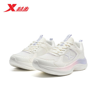  XTEP/特步 轻便减震 女士跑步鞋  帆白 36