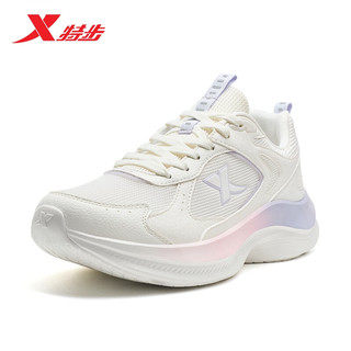 XTEP/特步 轻便减震 女士跑步鞋  帆白 36